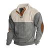 Men's Standing Collar Sweatshirt Is Outdoor Casual Sweaters Tops