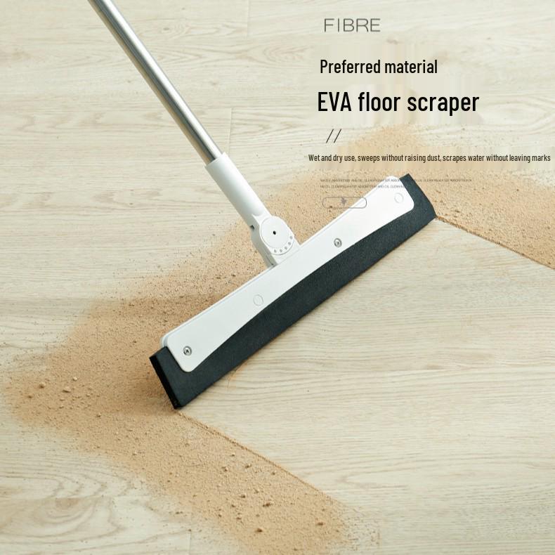 Magic 2026 Broom: Floor & Bathroom Scraper Brush White