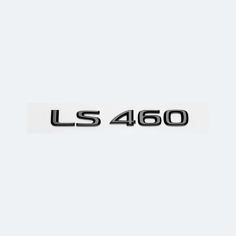 3D Chromowane Błyszczące Czarne Litery ABS LS350 LS400 LS460 LS460L LS500 LS500h HYBRID Emblemat Do Bagażnika Samochodu Lexus Odznaka Naklejka