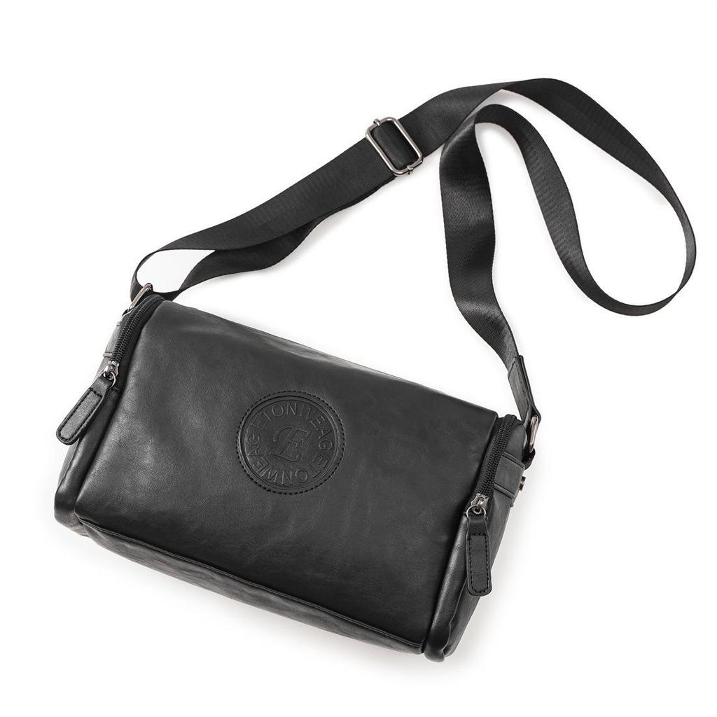 Trendy Fire Men's Fashionable Square Crossbody Bag - Versatile Casual Outdoor Shoulder Bag