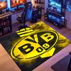 1pc Football club logo Entrance Mat, Non-Slip Mat Area Rug,Room Decor, Outdoor Decor, Kitchen Rug,Doormat - Machine Washable, Easy to Clean