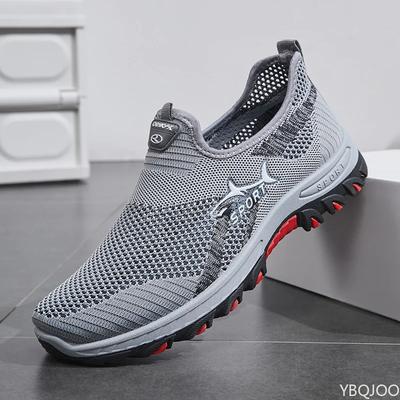 Fashion Men's Trendy New Comfortable Mesh Breathable Casual Sports Shoes Soft Soled Running Men's Vulcanized Shoes Zapatos De Hombre