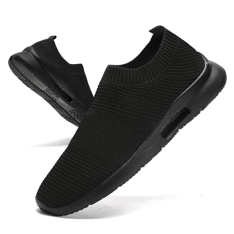 Fashion Fujeak Ultralight Casual Sneakers Plus Size Anti Slip Loafers Comfortable Mesh Sports Men Shoes Outdoor Breathable Walking Shoes