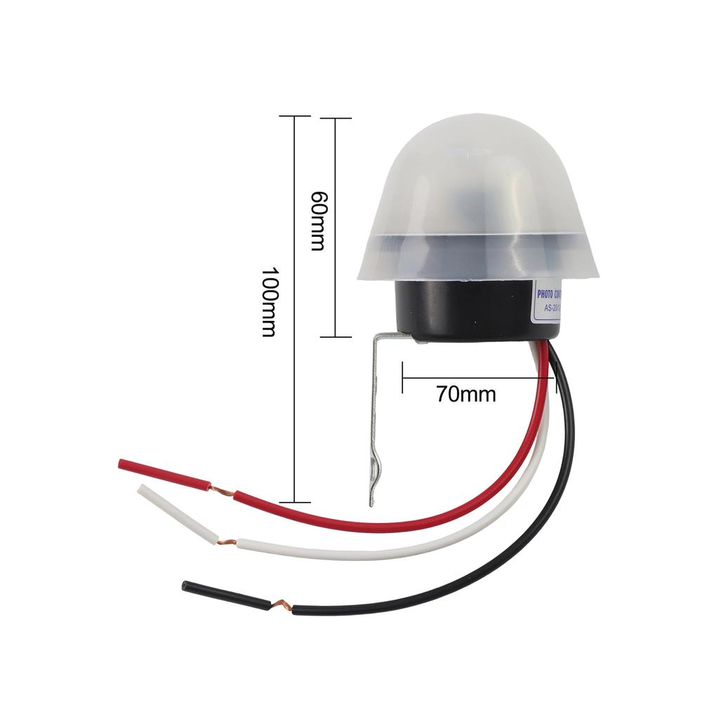 AS20 Photo Control Switch AC220V 10A Automatic Light Sensor for Street Park Highway and Airport Outdoor Lighting