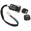 HIAORS 4 Wire Pin Ignition Key Switch Set For Tao Tao Coolster Baja Hawk Sunl Apollo Z20 DB-007 Coleman Roketa 50Cc 70Cc 90Cc 110Cc 125Cc 150Cc