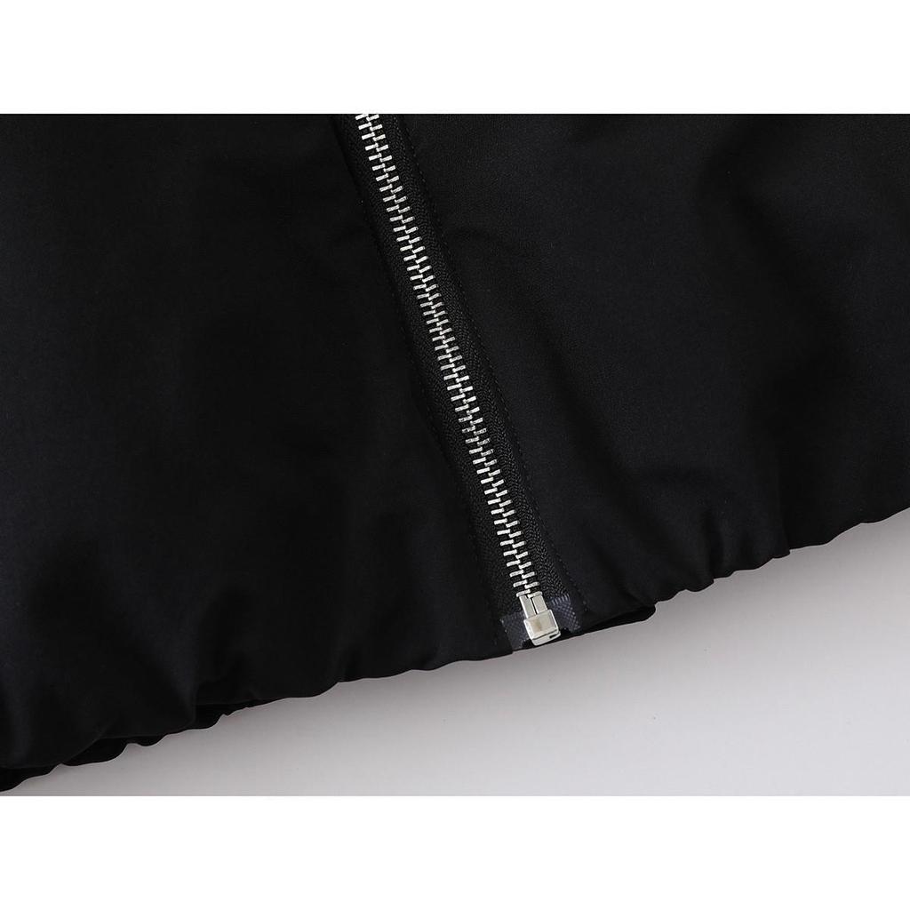 FORN3 Herren Trendige Stehkragen Winterjacke N1717 - Warm, Locker geschnitten, Arbeitskleidungs-Stil.