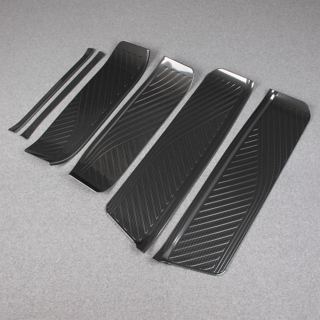 RUIQ Toyota New Alphard Vellfire 40 Series Exclusive Interior Stainless Steel Step Garnish Side Step Garnish Exclusively Designed for TOYOTA ALPHARD