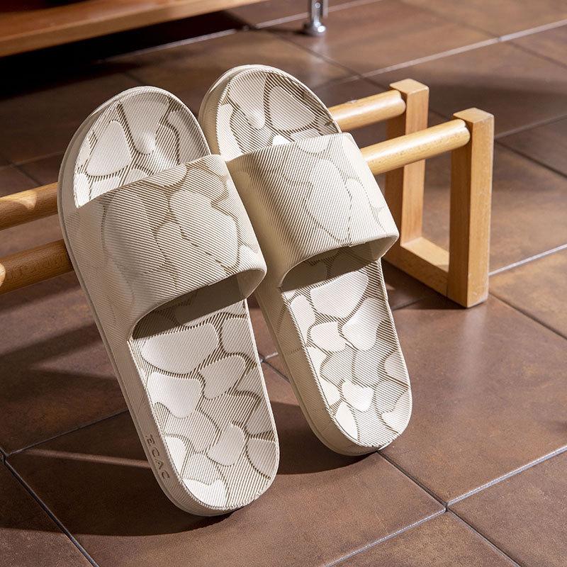 Классические тапочки Шлепанцы с узором муар из ЭВА для дома и улицы с круглым носком нескользящей подошвой антибактериальной стелькой для мужчин сезонные домашние тапочки 40-41 хаки 800₽