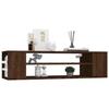 VidaXL Armoire TV suspendue Chêne marron 100x30x26,5cm Bois Ingénierie 826362