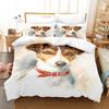 2014 Cute dog Bedding Set Single Twin Full Queen King Size Pet dog Bed Set Teenager Bedroom Duvetcover Sets 3D Print 031