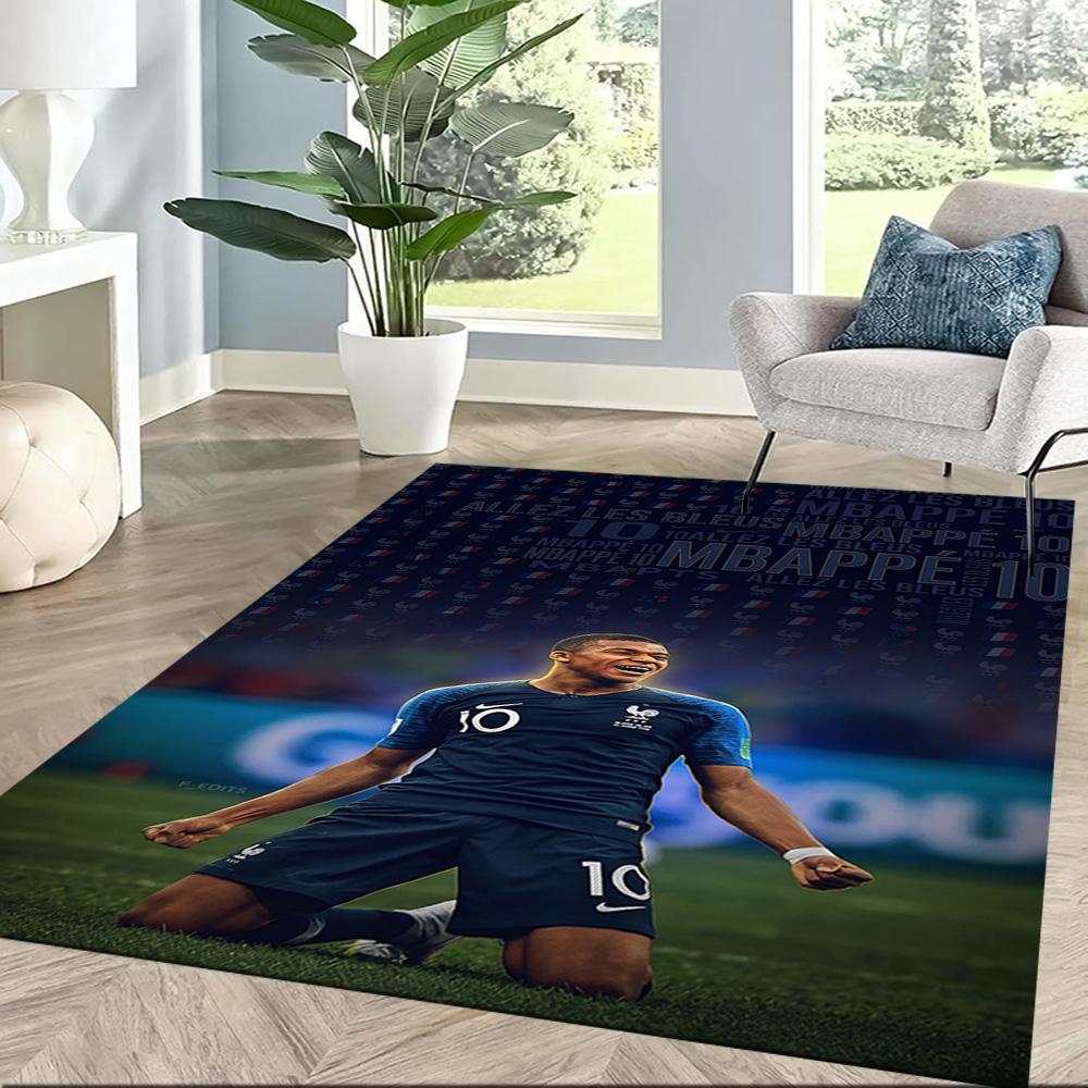 Mbappe 257 Area Rug Perfect for Foyer Decorate room Living Rooms Balcony Antislip Carpet Decorate Offices Perfect Birthday/Christmas Gift Idea