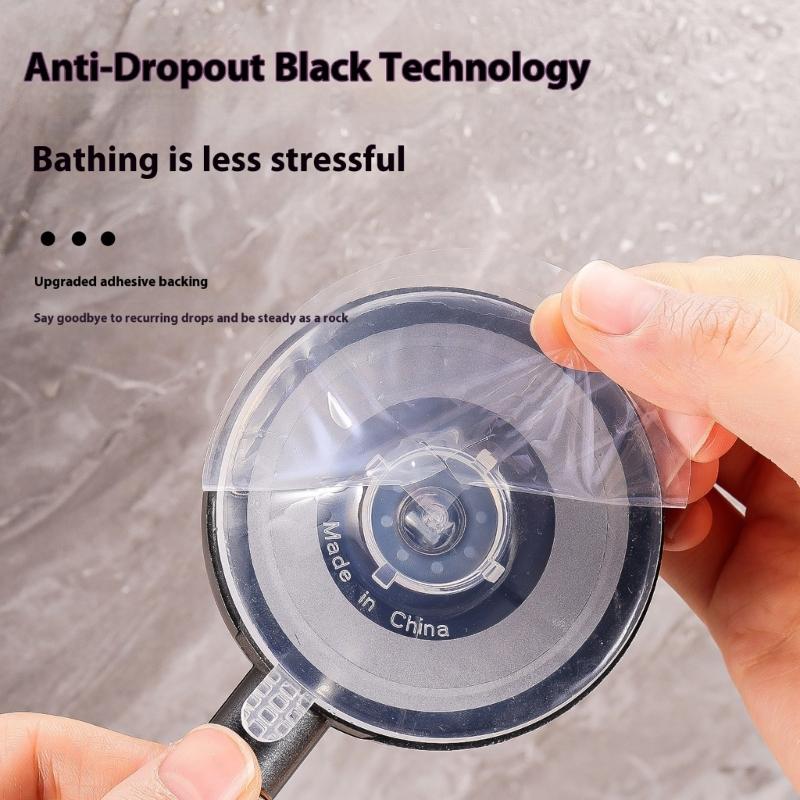 Multipuepose Suction Shower Support Bathroom Accessory for Family Household Use Ensures Comfortable Bathing Experience