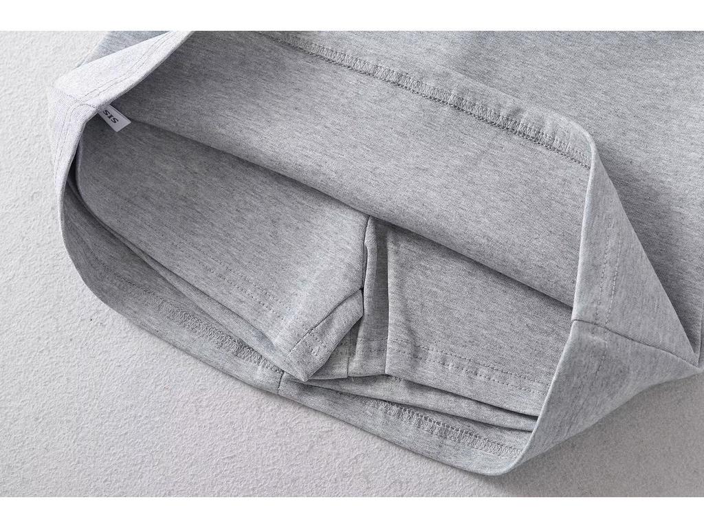 Chic Hip-Wrap Low Waist Short Skirt - European & American Style with Built-In Safety Shorts