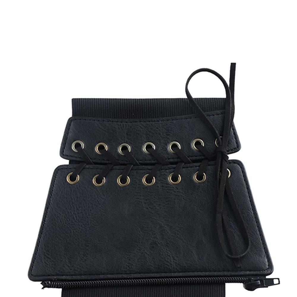 Ozdoba Sukienki Vintage Streetwear Skóra PU Damskie Pasy Biodrowe Damski Pasek Damski Gorset Opaska