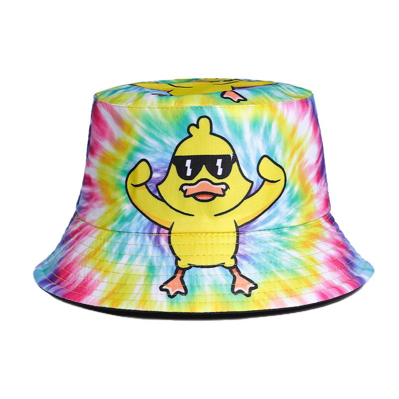 Animal Print Fisherman Hat With Breathable Polyester For Summer Outdoor Casual Wear
