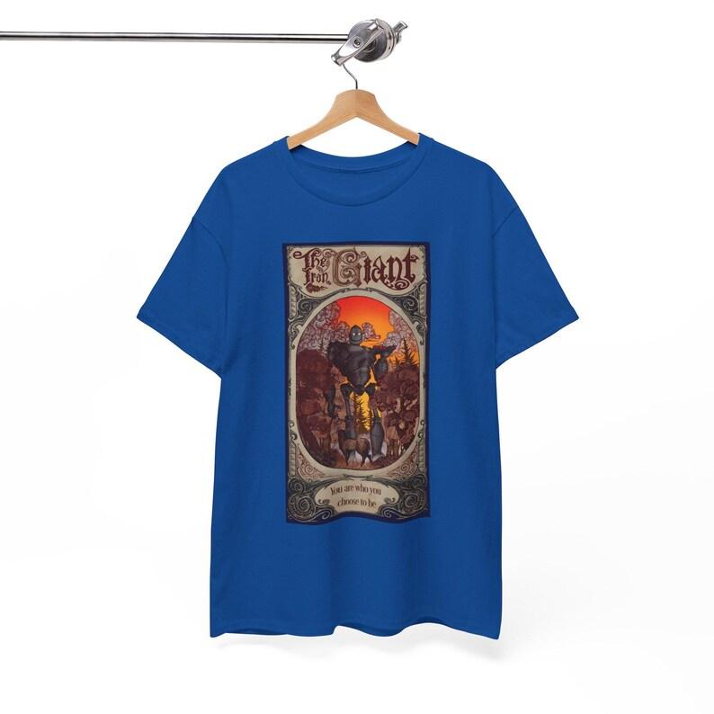 2026 Sommer Mode Trendiges T-Shirt Herren Damen Vintage Top Vintage Eisenriese Grafik T-Shirt _ Animiertes Roboter-T-Shirt Kurzarm Freizeitkleidung