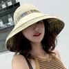 Retro Beach Hat For Women, Summer Sun Protection, Ethnic Style, Big Brim Hat For Outings, Sun Protection, Seaside Cool Hat