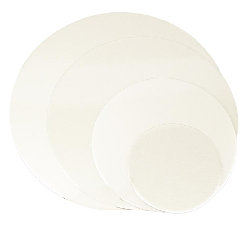 10pcs Cake Cardboard Diameter 16-25CM Available Circle Cardboard Base Golden Silvery Coated Round Cake Board Cake Dessert Tray 16cm белый