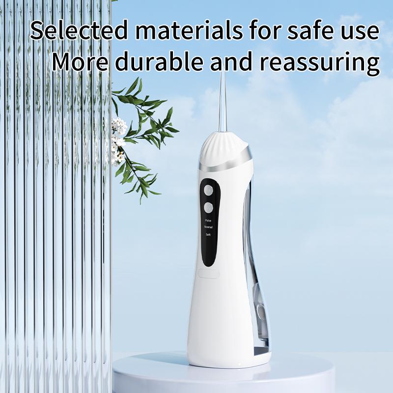 Oral Irrigator 3 Cleaning Modes Portable Rechargeable Waterproof Ip65 Dental Water Flosserteeth Whitening Jet Floss 200Ml