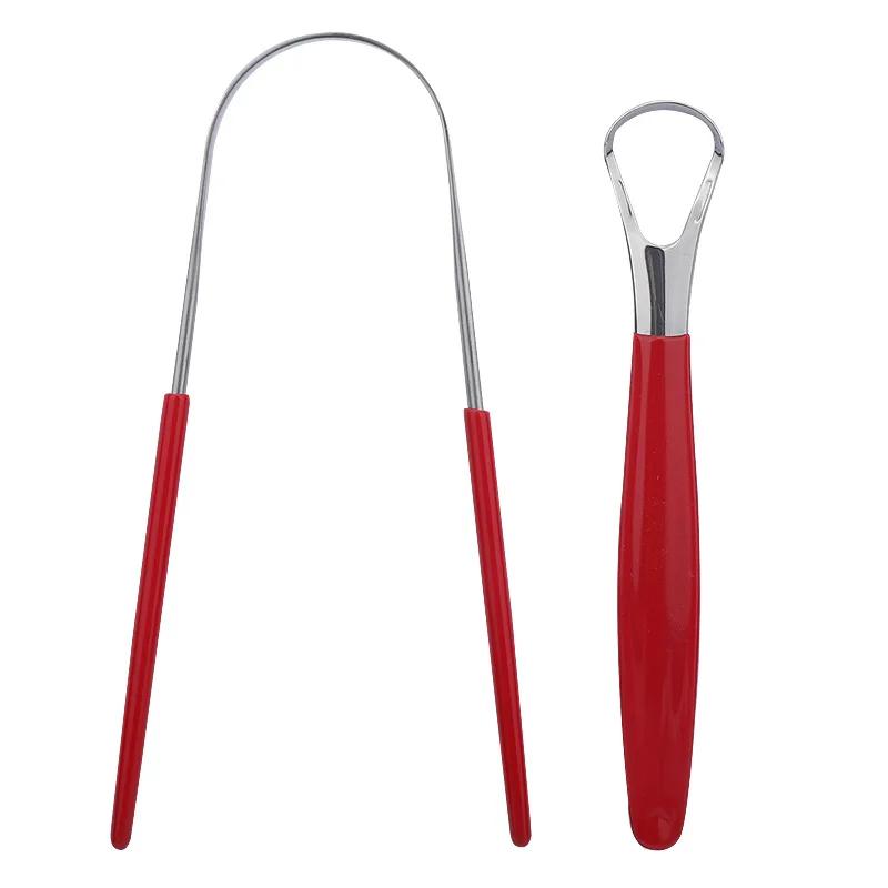 Stainless Steel Tongue Scraper For Adults Eliminate Bad Breath And Keep Teeth Clean Bad Breath Removal Oral Care Tools