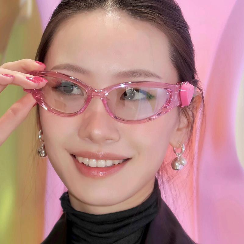 JYL TS Rimless Sunglasses Unisex UV Protection Cyberpunk 18217