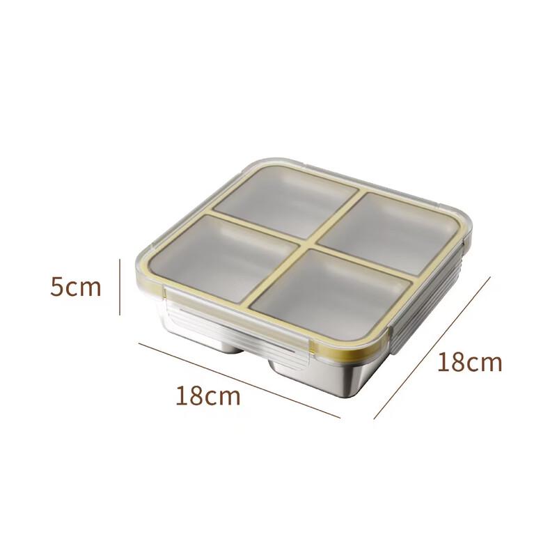 304 Stainless Steel Partitioned Lunch Box