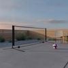 Badmintons Net with Stand Portable Foldable for Families,