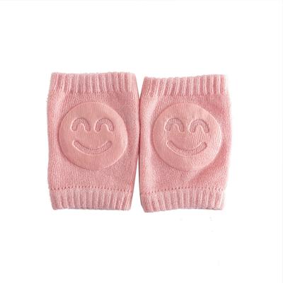 Crawling Knee Pads Anti Slip Breathable Cotton Baby Knee Protectors Unisex for Infant Pink Free Size
