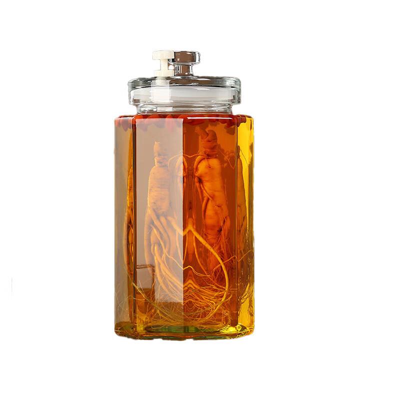 Transparent Glass Infusion & Storage Jar
