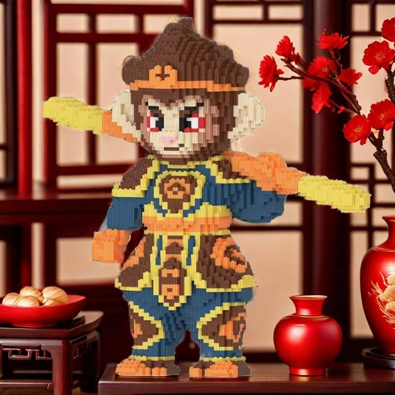 

Черный Миф: Серия Wukong Bearbrick Конструктор - Собери свою трендовую игрушку