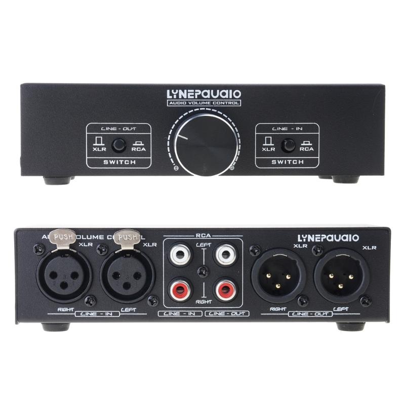 2 Input To 2 Output Fully Balanced Signal Passive Stereo Selectors Switcher Switcher Sound Converters Volumes Adjustable