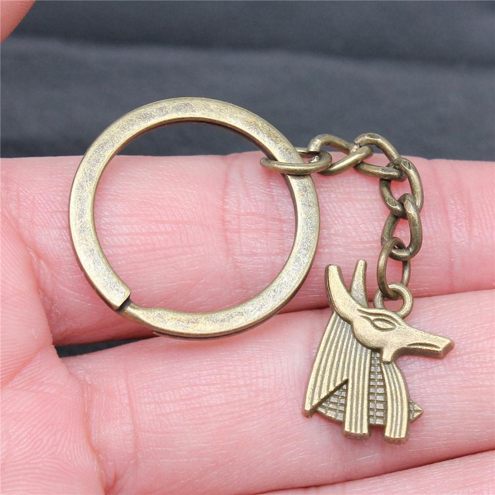 Pharaoh Chief Egyptian Amulet Keychain for Office Workers New Arrival Initial Graduation Gift Casual Accessory