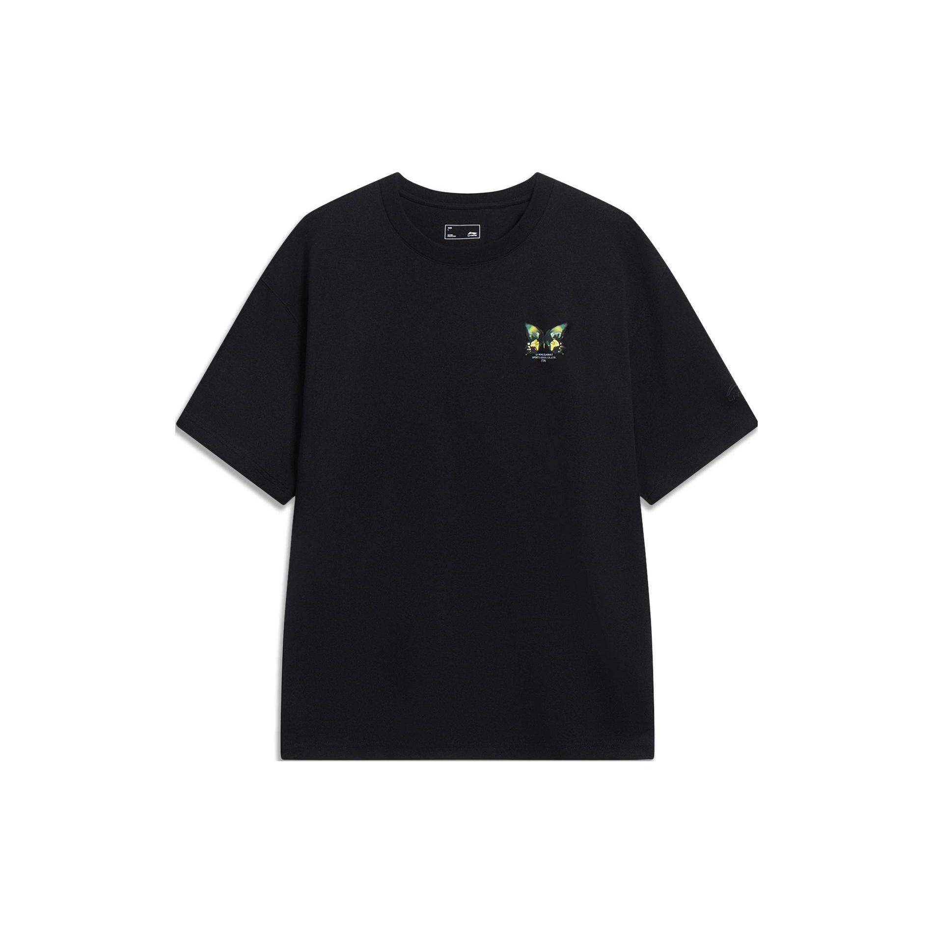 Li-Ning Butterfly Graphic T-shirt Black Men s AHST205-3 L