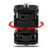 Monitors Holder Mount Swivels Tilt Monitors Clamp with Cold Shoe Locating Pin 1/4inch Hole for Camera Flash Light