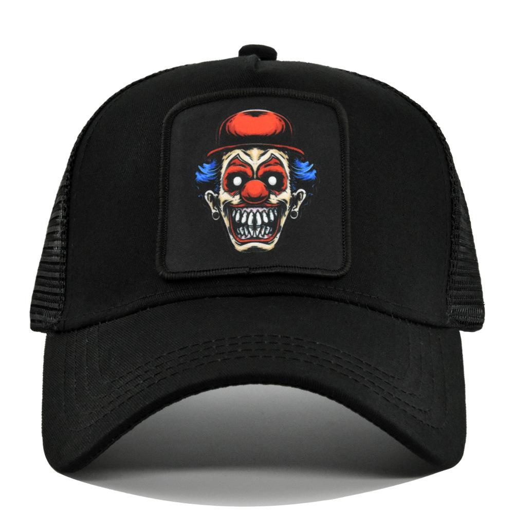 Cap Duck Tongue Print Embroidered Baseball Cap Curved Brim Sun Hat Cotton Cool