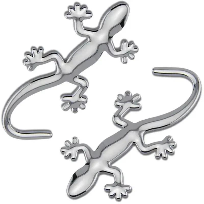 1PC 3D Plastic Gecko Lizard Decal Waterproof Car Truck Sticker Lizard Gecko Decal Badge Emblem Decor Car Accessories