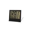 Folding desktop perpetual calendar electronic clock ultra-thin travel with date temperature alarm clock