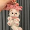 DIY Kitten Keychain Kit Fluffy Cat Plush Toy Craft with Step-by-Step Tutorial Soft Materials Pack