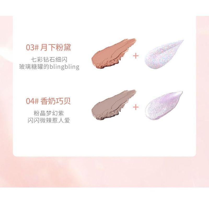 NOVO - Lápis Sombra Galaxy Diamond de Duas Pontas - 4 Cores