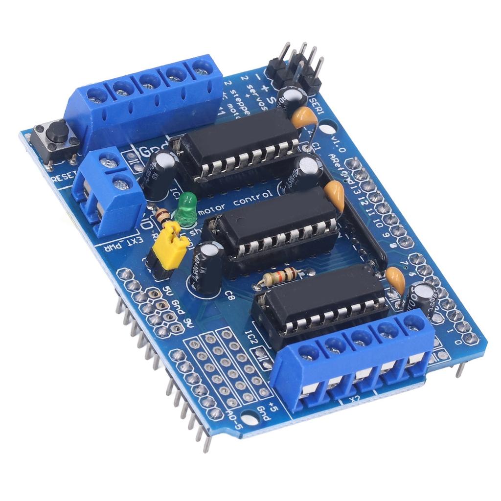 DC Motor Driver Board L293D Stepper Motor Expansion Module Compatible for Duemilanove