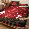 Bedspread Christmas Tree 3D Printed Bedspread Three-Piece Bedroom Bedding