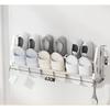 Nail Free and Hole Free Door Back Shoe Rack, Bathroom Slipper Rack, Simple Multi-layer Assembly, Wall Mounted Storage Rack