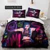 Arcane Anime Game Jinx Bedding Set Bedding Set Cute Quilt Cover Bed Cover With Pillowcase Twin Single Queen King Size Boys Adult