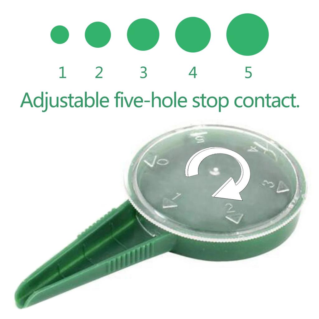 1-10 STÜCKE Pflanzensamen Sämann 5 Feilen Verstellbarer Pflanzer Multifunktionaler Hand-Gartenpflanzer Sämann Gartenpflanz-Aussaatwerkzeug