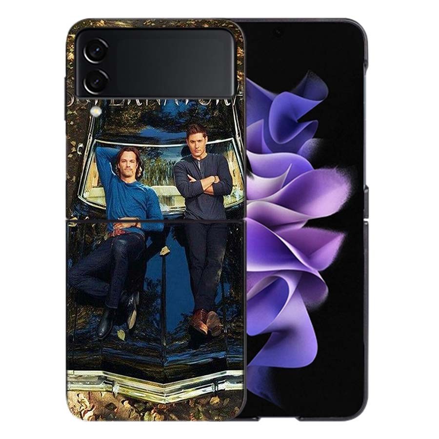 

Babaite Чехол для телефона Supernatural SPN Дин и Сэм для Samsung Z Flip 6 7 5G Galaxy Z Flip 5 4 3 5G Чехлы Ударопрочная Жесткая Крышка TP Galaxy Z Flip 3 5G
