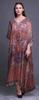 Phagun Tiger Face Animal Beach Kaftan Bikini Cover Up Womena    S Maxi Dress Long