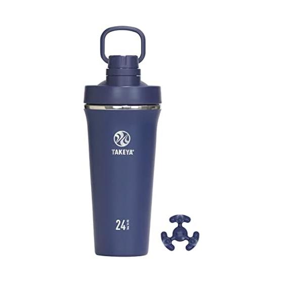 Takeya Official Stainless Steel Bottle 700ml Shaker Protein Smoothie TAKEYA FLASK Spout Tumbler Carry Handle Water Bottle Cold Storage Direct
