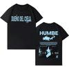Humbe Dueno Del Cielo World Tour 2026 Double Sided Tshirts Unisex Women Classic T Shirt Hip Hop Casual Y2K Tshirt Streetwear