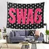Swag Polka Dot Wandteppich 2D Einzelmotiv Kräftig Stilvoll Langlebig Dekorativer Wandteppich Haus Schlafzimmer Wohnzimmer Trendige Raumdekoration