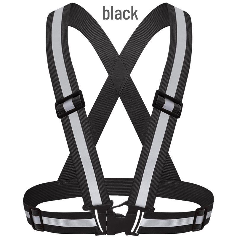 Cycling Night Run Reflective Suspender Vest